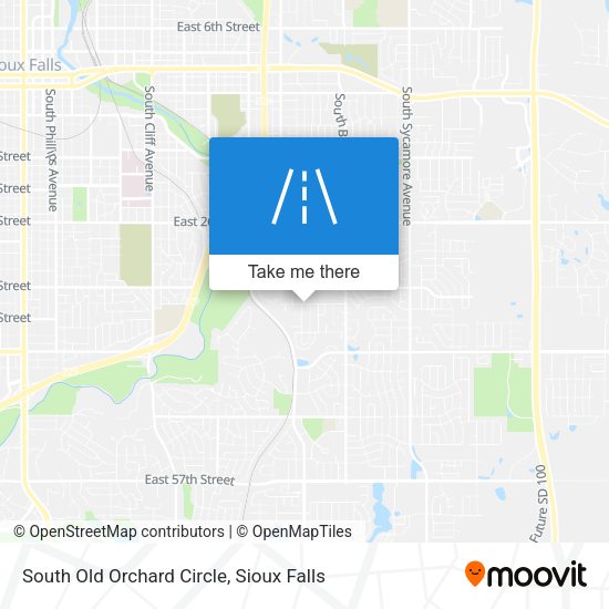 Mapa de South Old Orchard Circle