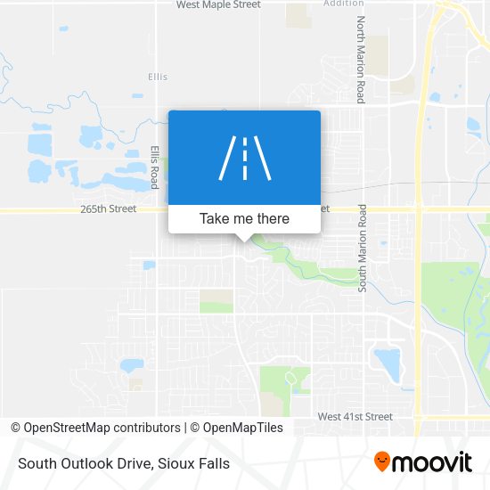 South Outlook Drive map