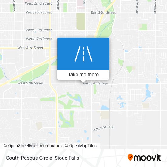 Mapa de South Pasque Circle