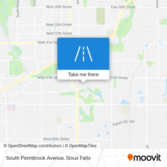 Mapa de South Pennbrook Avenue