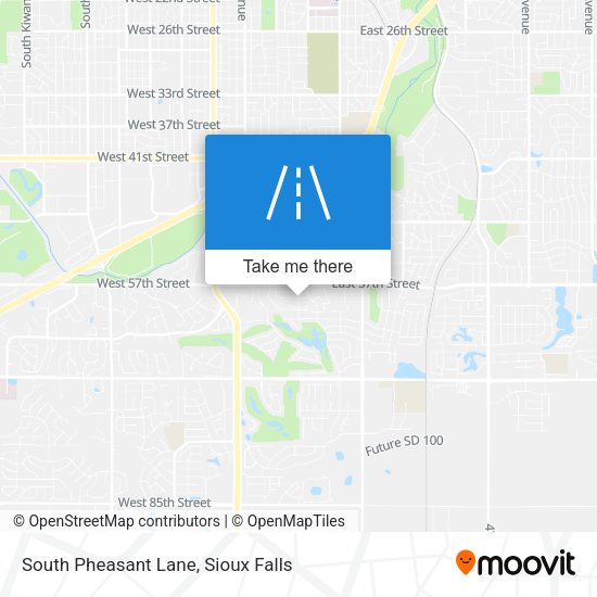 Mapa de South Pheasant Lane