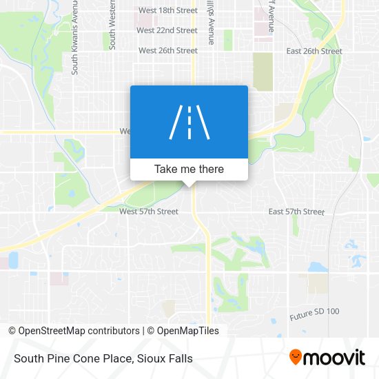 Mapa de South Pine Cone Place