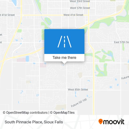 South Pinnacle Place map