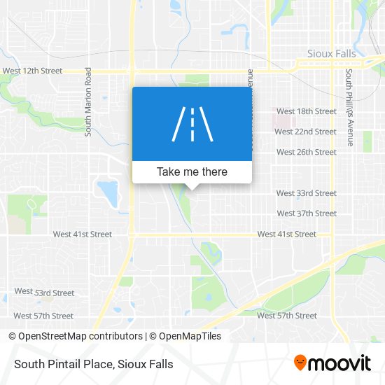 South Pintail Place map