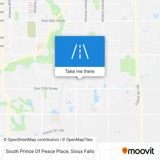 South Prince Of Peace Place map