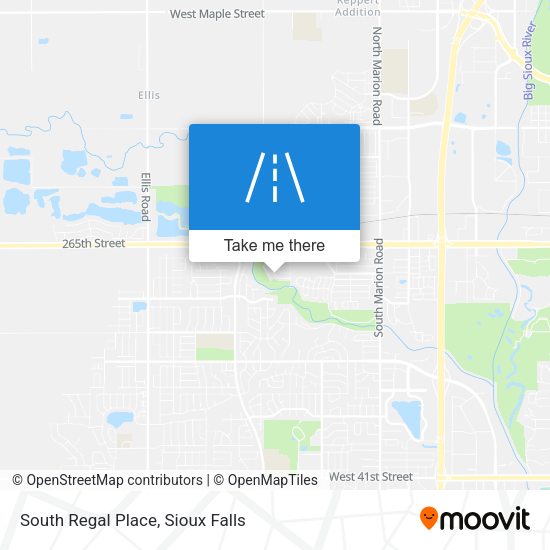 Mapa de South Regal Place