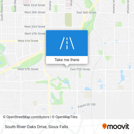 South River Oaks Drive map