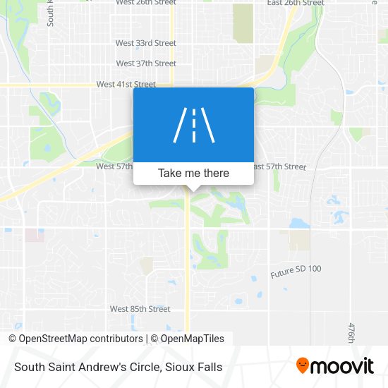 Mapa de South Saint Andrew's Circle