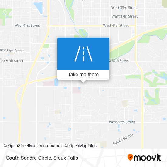 South Sandra Circle map