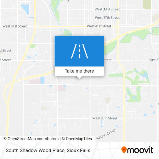 South Shadow Wood Place map