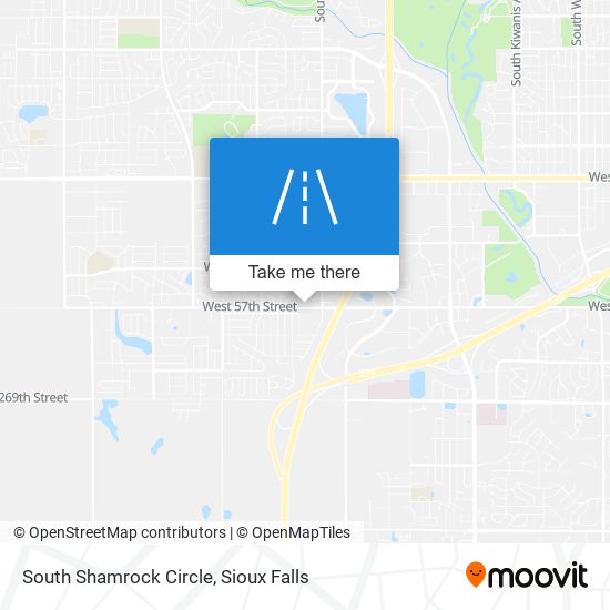 South Shamrock Circle map