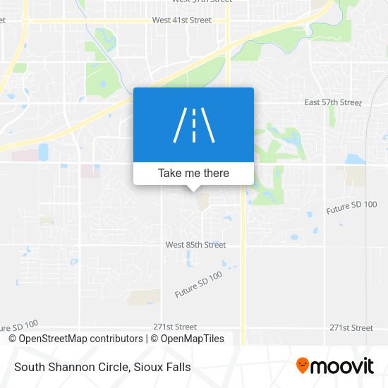 Mapa de South Shannon Circle