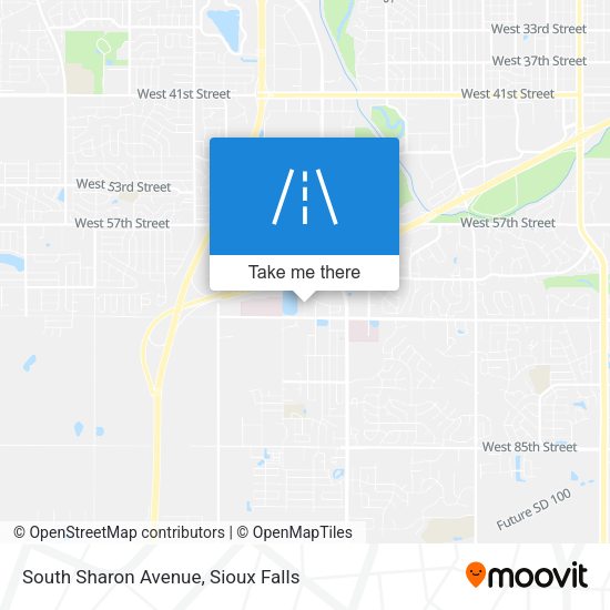 South Sharon Avenue map