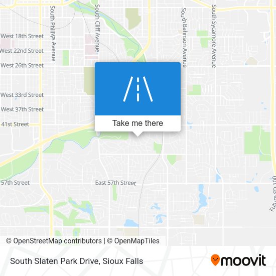 Mapa de South Slaten Park Drive