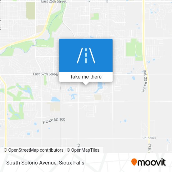 Mapa de South Solono Avenue