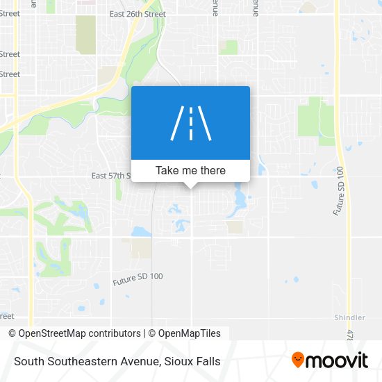 Mapa de South Southeastern Avenue