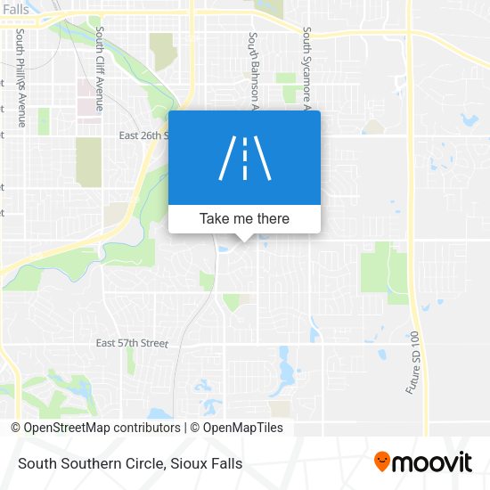 South Southern Circle map