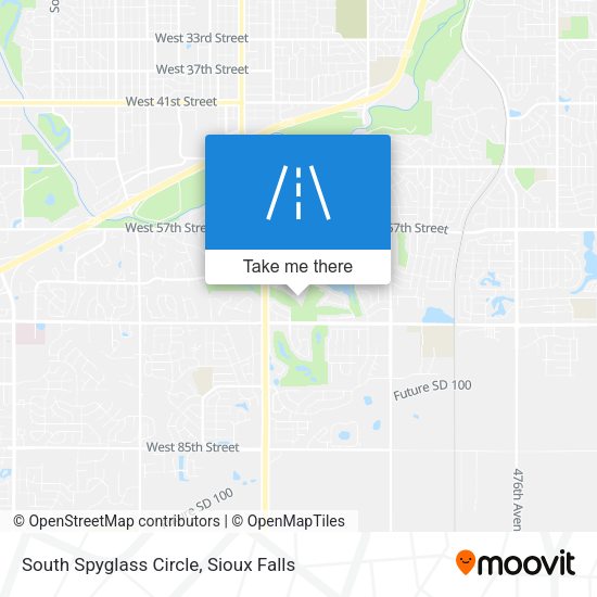South Spyglass Circle map