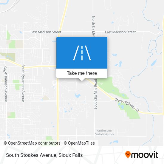 South Stoakes Avenue map