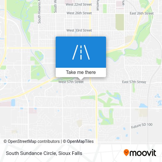 Mapa de South Sundance Circle
