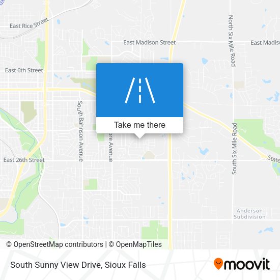 Mapa de South Sunny View Drive