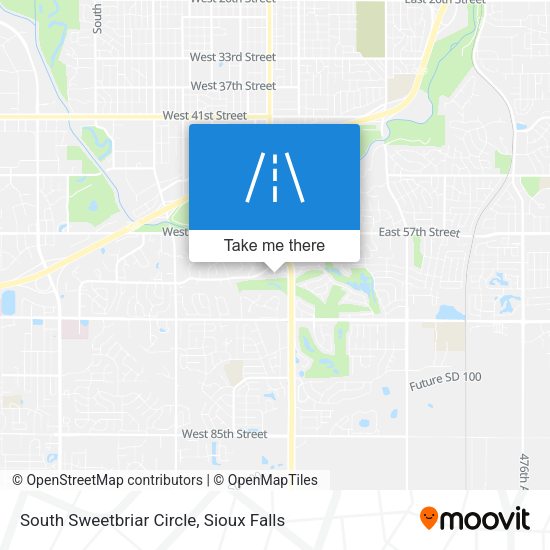 Mapa de South Sweetbriar Circle