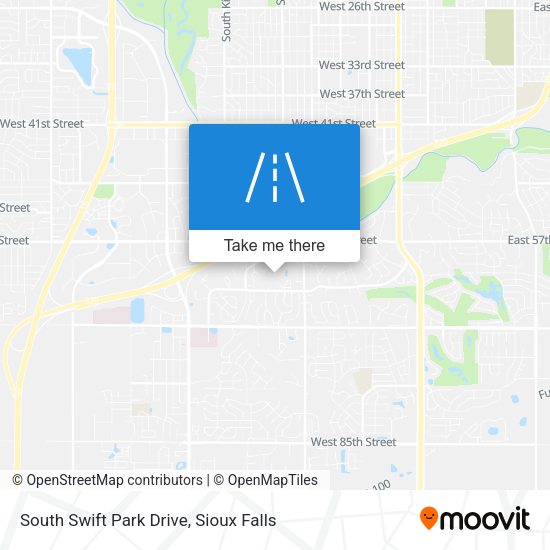South Swift Park Drive map