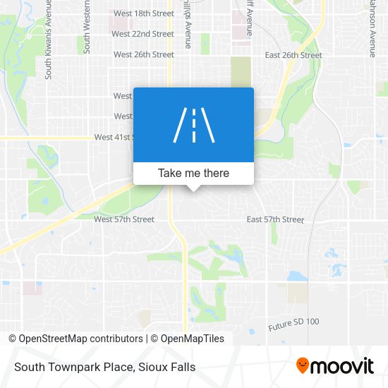 Mapa de South Townpark Place