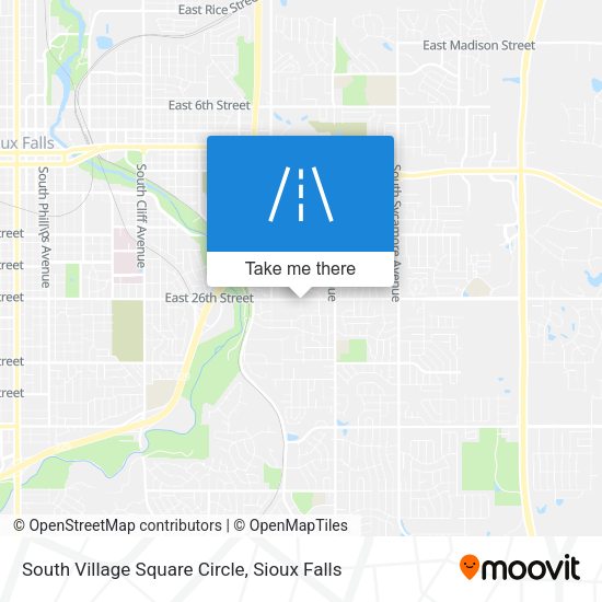 South Village Square Circle map