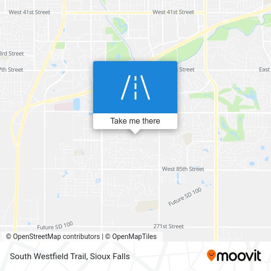 Mapa de South Westfield Trail