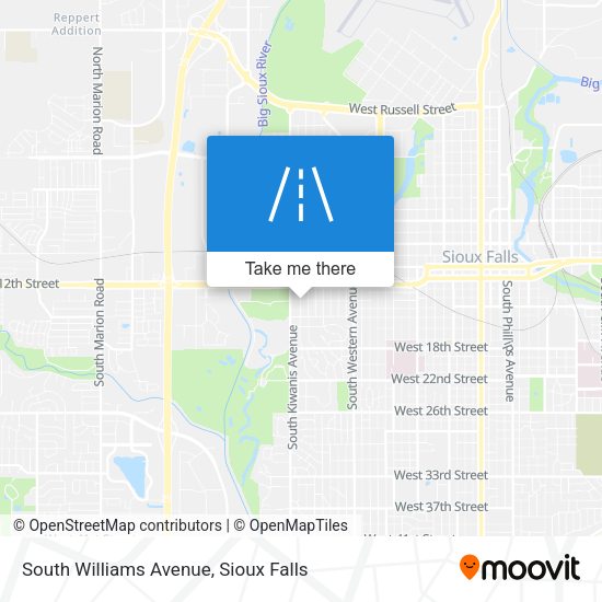 South Williams Avenue map