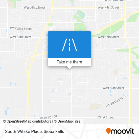 South Witzke Place map