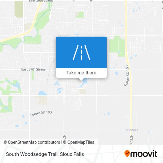 South Woodsedge Trail map