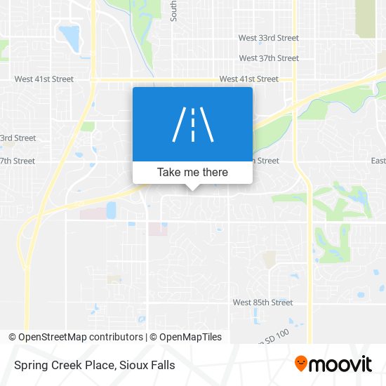 Spring Creek Place map