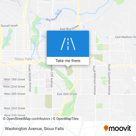Mapa de Washington Avenue