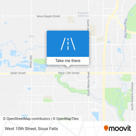 Mapa de West 10th Street