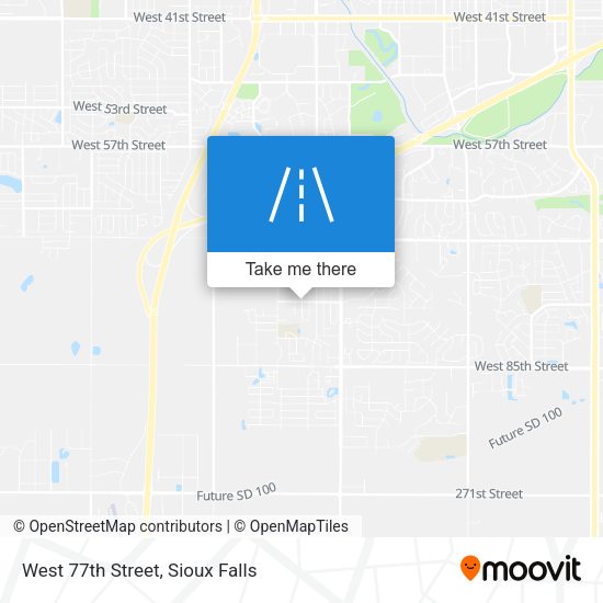 West 77th Street map