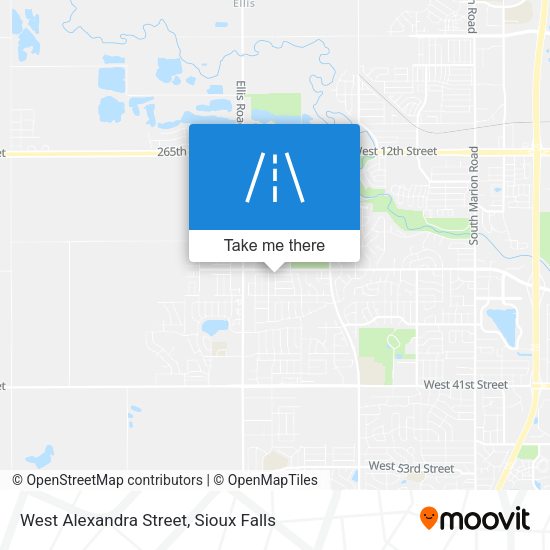 Mapa de West Alexandra Street