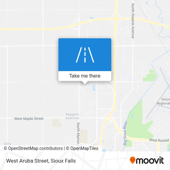 Mapa de West Aruba Street