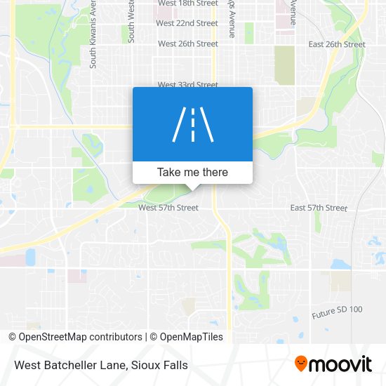 Mapa de West Batcheller Lane