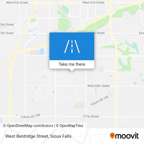 Mapa de West Bentridge Street