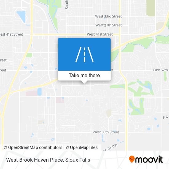 Mapa de West Brook Haven Place