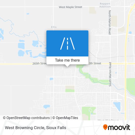West Browning Circle map