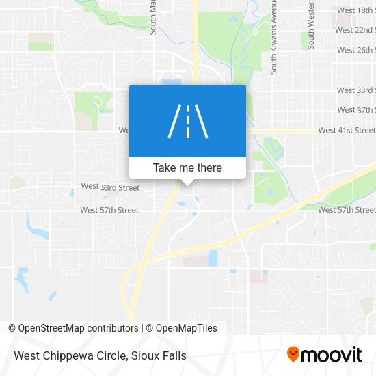 West Chippewa Circle map