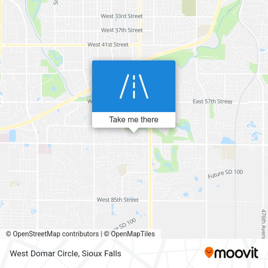 Mapa de West Domar Circle
