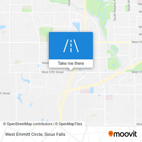 West Emmitt Circle map