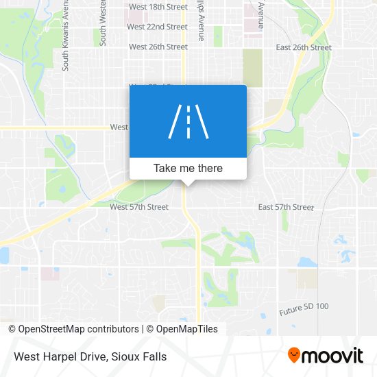 West Harpel Drive map