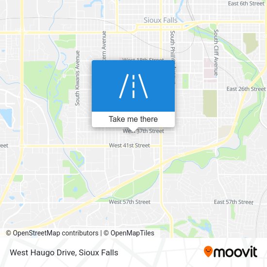 Mapa de West Haugo Drive