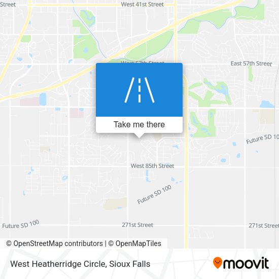 West Heatherridge Circle map