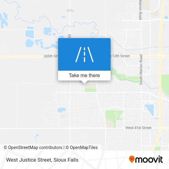 Mapa de West Justice Street